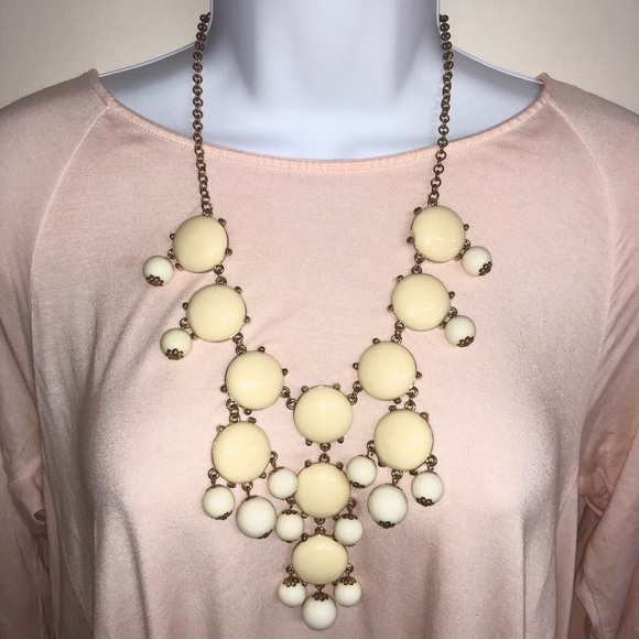 Charming Charlie Jewelry - Charming Charlie Off White / Cream Bubble Necklace